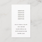 Logo für Handyman Tools Visitenkarte (Rückseite)