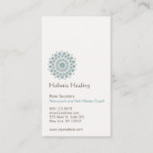 Logo für Heilkunst und natürliche Heilkreise Visitenkarte (Vorderseite)