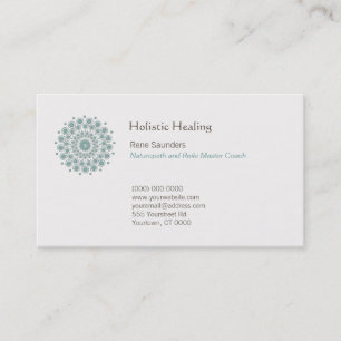 Logo für Heilkunst und natürliche Heilkreise Visitenkarte