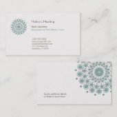 Logo für Heilkunst und natürliche Heilkreise Visitenkarte (Vorne/Hinten)