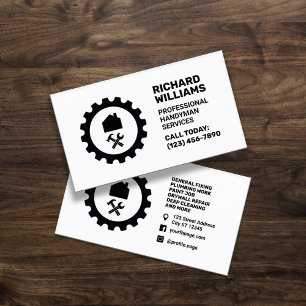 Logo für Heimwerker-Reparaturen Visitenkarte