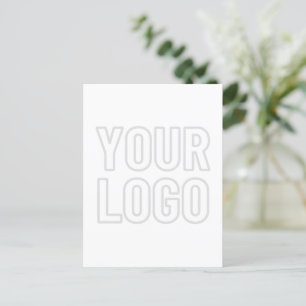 Logo für Hintergrund automatisch aufhellen Postkarte