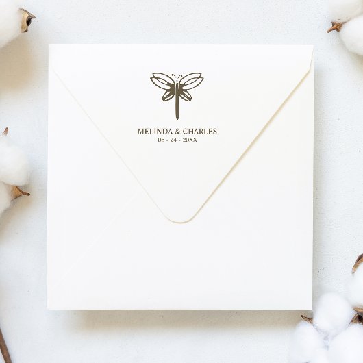 Logo für Hochzeiten oder Veranstaltungen Gummistempel