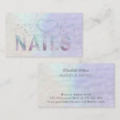 Logo für holografische Schmetterlinge Visitenkarte (Vorne/Hinten)