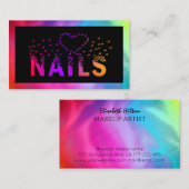 Logo für holografische Schmetterlinge Visitenkarte (Vorne/Hinten)