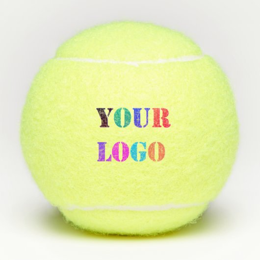 Logo für Ihr Business-Tennis-Ball Tennisbälle (Vorderseite)