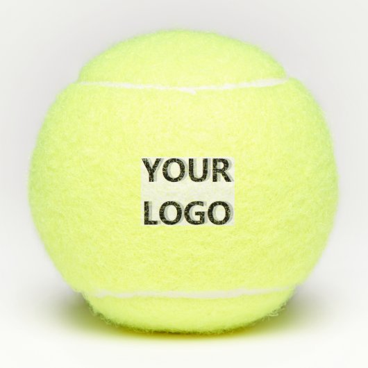 Logo für Ihr Business-Tennis-Ball Tennisbälle (Vorderseite)