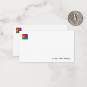 Logo für Ihr Unternehmen anpassen Mitteilungskarte (Vorderseite/Rückseite Beispiel)