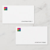 Logo für Ihr Unternehmen anpassen Mitteilungskarte (Vorne/Hinten)