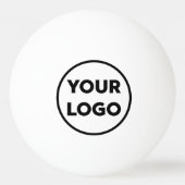 Logo für Ihr Unternehmen hinzufügen Tischtennisball (Vorderseite)