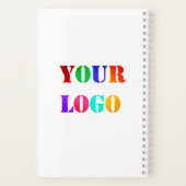 Logo für Ihr Unternehmen Notizblock (Rückseite)