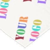 Logo für Ihr Unternehmen Tischdecke (Schrägansicht)