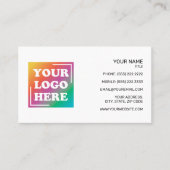 Logo für Ihre Firma Visitenkarte (Vorderseite)