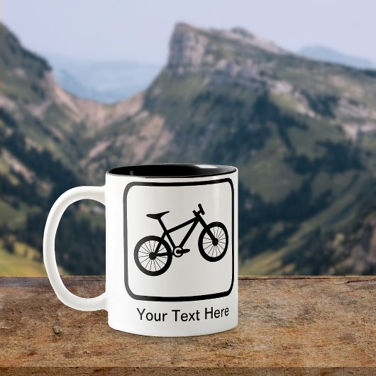 Logo für individuell anpassbare Mountainbiker Tasse