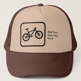 Logo für individuell anpassbare Mountainbiker Truckerkappe
