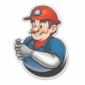 Logo für Installationen Aufkleber (Vorderseite)