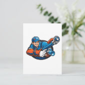 Logo für Installationen Postkarte (Stehend Vorderseite)