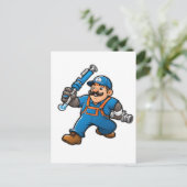 Logo für Installationen Postkarte (Stehend Vorderseite)