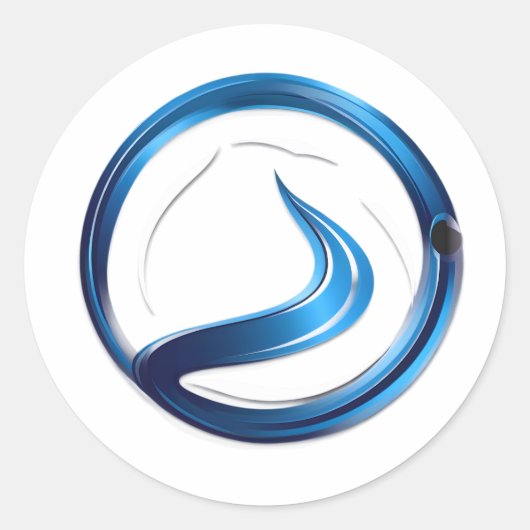Logo für Installationen Runder Aufkleber (Vorderseite)