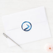 Logo für Installationen Runder Aufkleber (Umschlag)