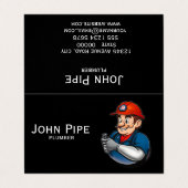 Logo für Installationen Visitenkarten (Außenseite Aufgefaltet)