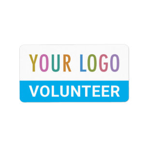 Logo für kleine Freiwillige für die Organisation v Adressaufkleber