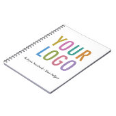 Logo für kleine Werbefirmen Notizblock (Linke Seite)