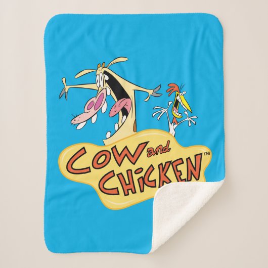 Logo für Kuh und Hühnchen Sherpadecke (Vorderseite)