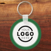 Logo für kundenspezifische grüne Werbeaktion Schlüsselanhänger (Vorderseite)