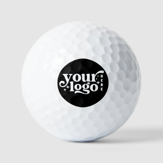 Logo für kundenspezifische Unternehmen - Business Golfball (Vorderseite)