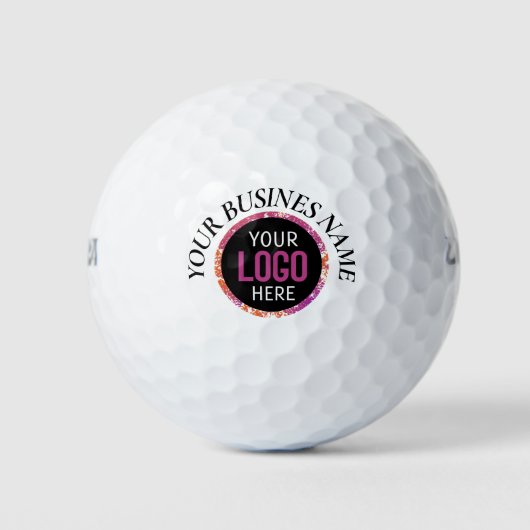 Logo für kundenspezifische Unternehmen für Golfbäl Golfball (Vorderseite)