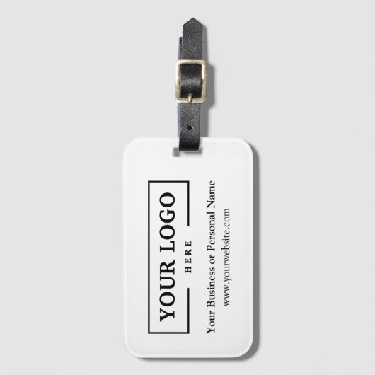 Logo für kundenspezifische Unternehmen Gepäckanhänger (Vorderseite Vertikal)