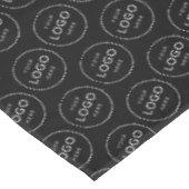 Logo für kundenspezifische Unternehmen Moderne Bus Tischdecke (Schrägansicht)