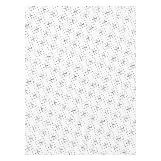 Logo für kundenspezifische Unternehmen Moderne Bus Tischdecke (Vorderseite)