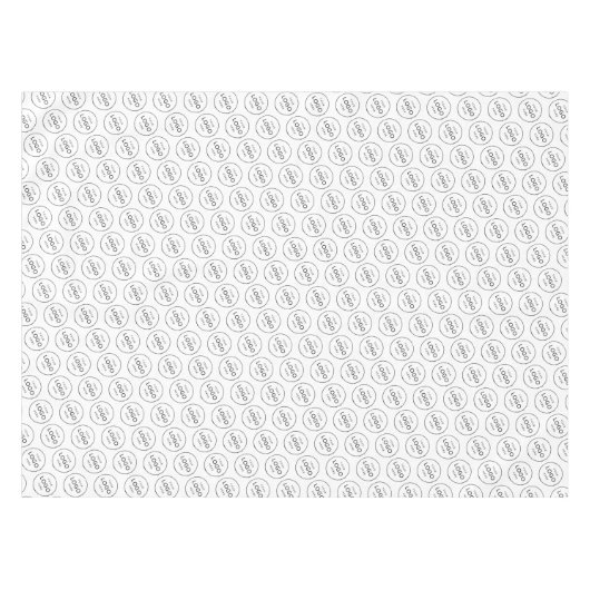 Logo für kundenspezifische Unternehmen Moderne Bus Tischdecke (Vorderseite (Horizontal))