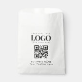 Logo für kundenspezifische Unternehmen QR-Code Pap Geschenktütchen (Vorderseite)