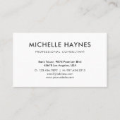 Logo für kundenspezifische Unternehmen Visitenkarte (Rückseite)