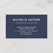 Logo für kundenspezifische Unternehmen Visitenkarte (Rückseite)