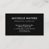 Logo für kundenspezifische Unternehmen Visitenkarte (Rückseite)