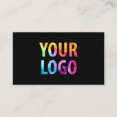 Logo für kundenspezifische Unternehmen Visitenkarte (Vorderseite)