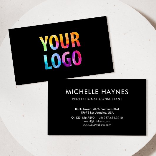 Logo für kundenspezifische Unternehmen Visitenkarte