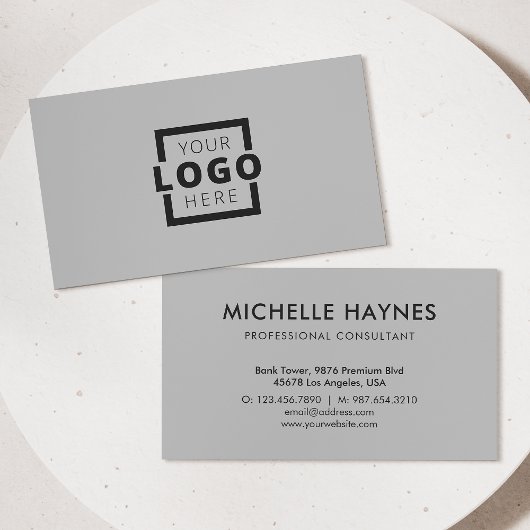 Logo für kundenspezifische Unternehmen Visitenkarte