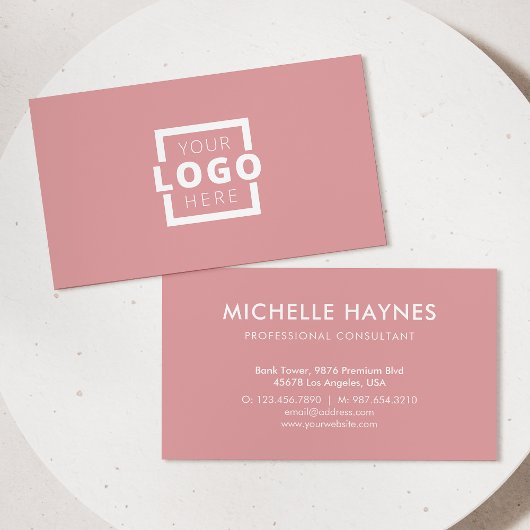 Logo für kundenspezifische Unternehmen Visitenkarte