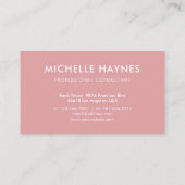 Logo für kundenspezifische Unternehmen Visitenkarte (Rückseite)