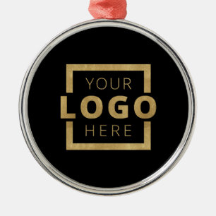 Logo für kundenspezifische Unternehmen Weihnachten Ornament Aus Metall
