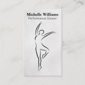 Logo für künstlerische Performance Visitenkarte (Vorderseite)