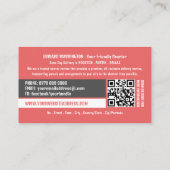 Logo für Kurierdienste, Kurierdienst Visitenkarte (Rückseite)