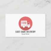 Logo für Kurierdienste, Kurierdienst Visitenkarte (Vorderseite)