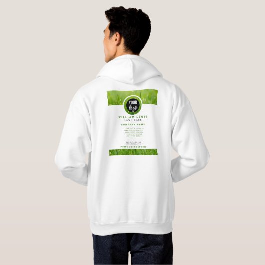 Logo für "Lachen" für einfache Unternehmen Hoodie (Schwarz voll)