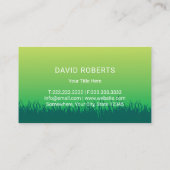 Logo für Landschaften und Rasenpflege Visitenkarte (Rückseite)